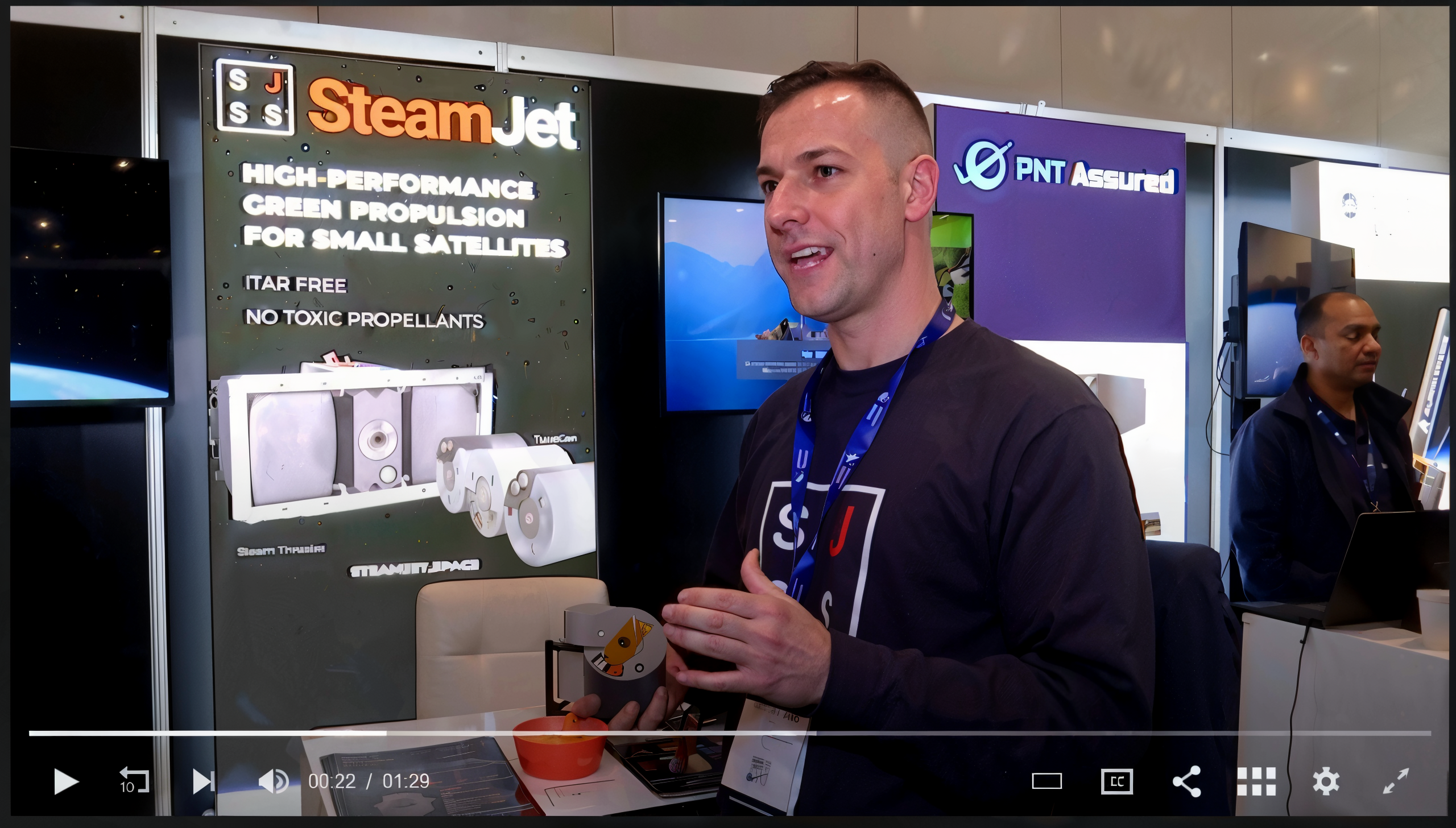 Interview at SpaceComm Expo Europe: SteamJet CEO Marco Pavan on Water‑Based CubeSat Thrusters