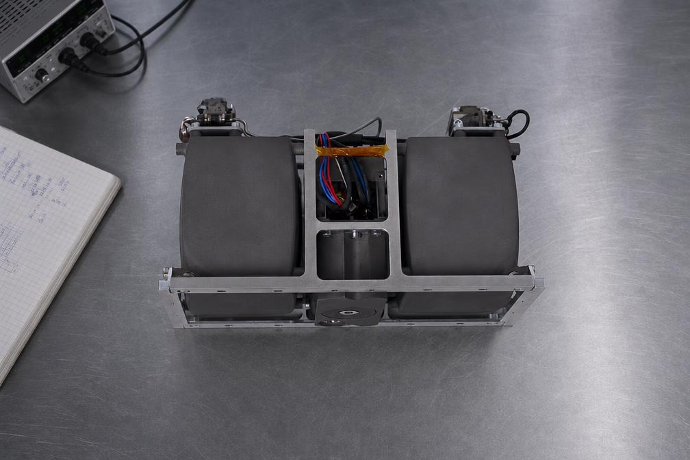 CubeSat propulsion system with custom titanium propellant tank by SteamJet