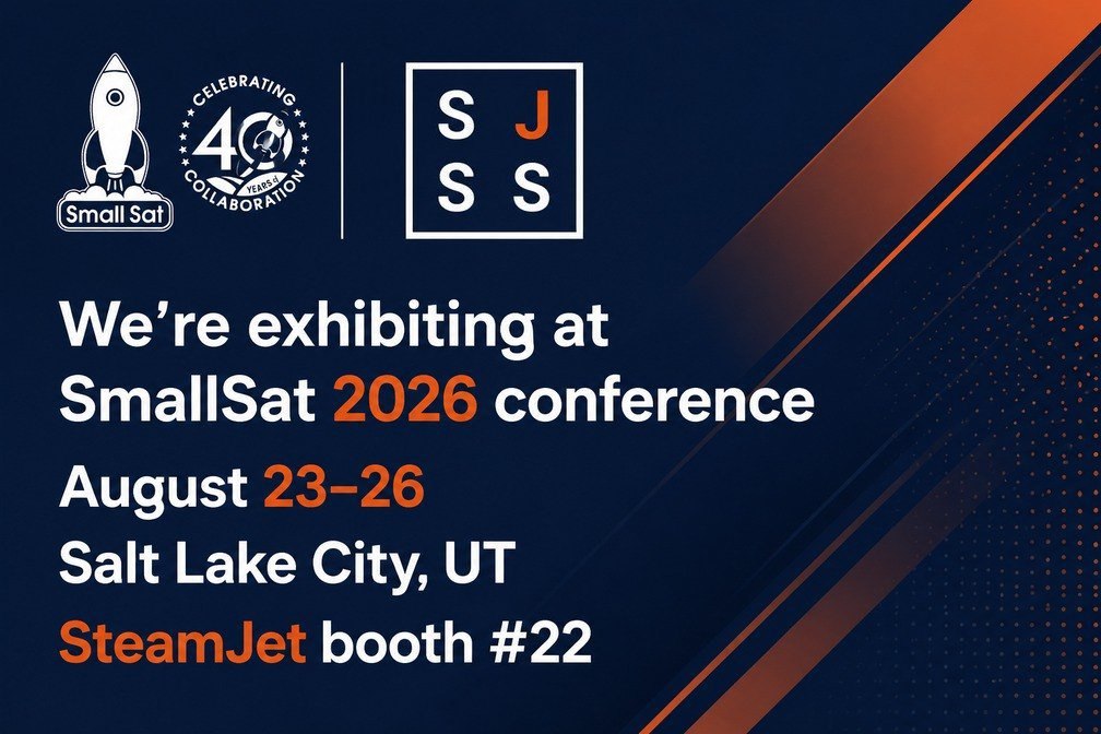 SteamJet Space at SmallSat 2026 in Salt Lake City