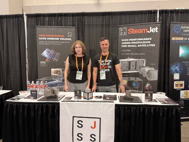 SmallSat 2026 conference showcasing compact propulsion systems for CubeSats